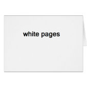 white pages (Front Horizontal)