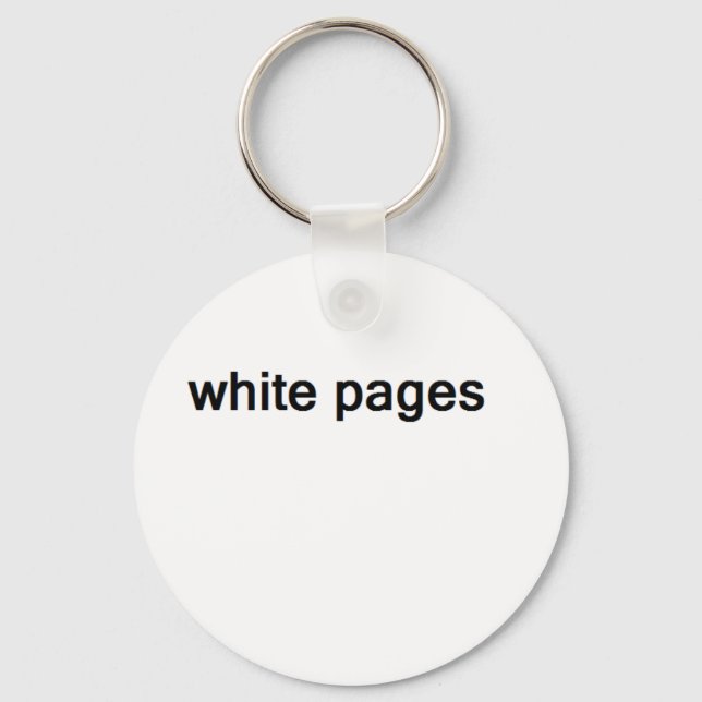 white pages keychain (Front)