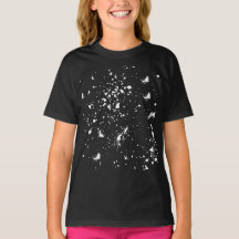 White Paint Splash Graphic Stain White Ink Splat