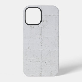 White painted concrete wall concrete iPhone 12 case