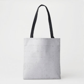 White painted concrete wall concrete tote bag
