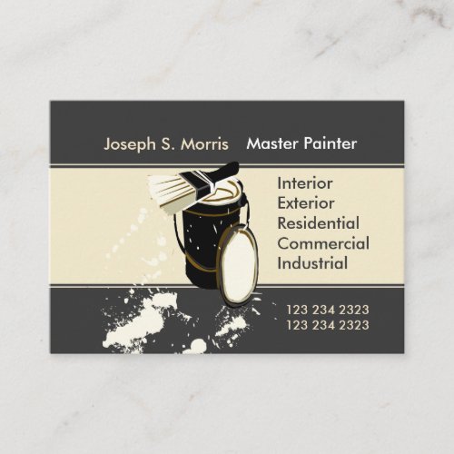 Painters  Painting Services Business Cards