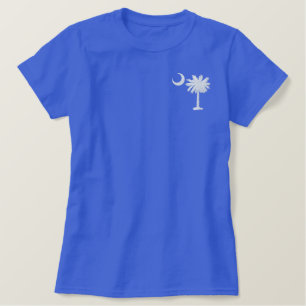 White Palmetto Embroidered T-Shirt