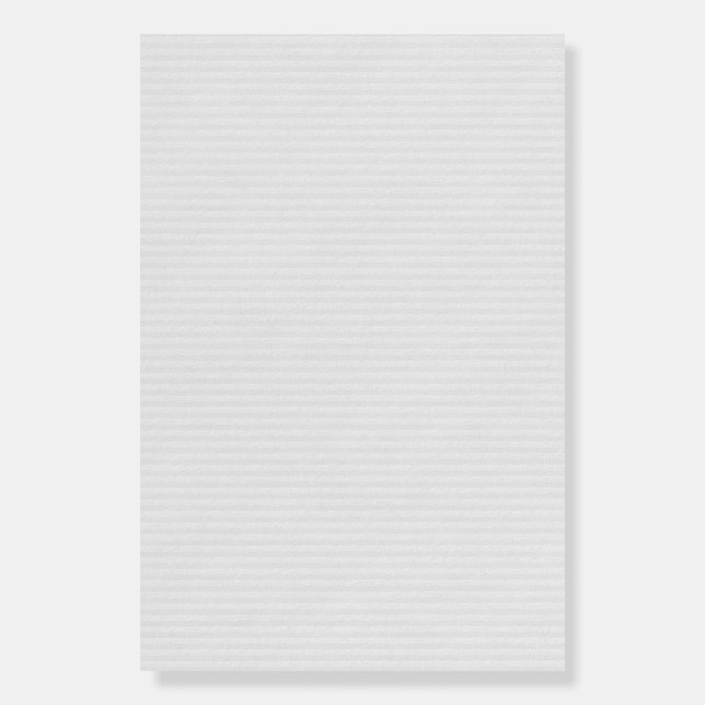White Paper Decorated Emboss Foam Board (Front)
