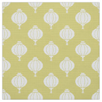 white paper lantern oriental pattern fabric
