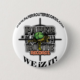 White Paper Route Recordz - We iZ iT! Button! Button