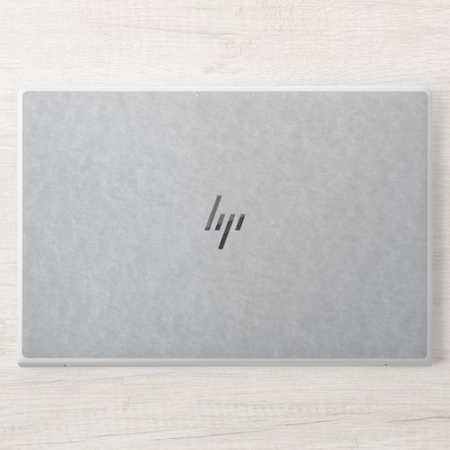 White Parchment Paper Texture HP Laptop Skin (Front)