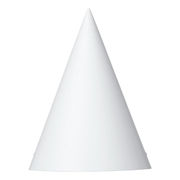 plain white party hats