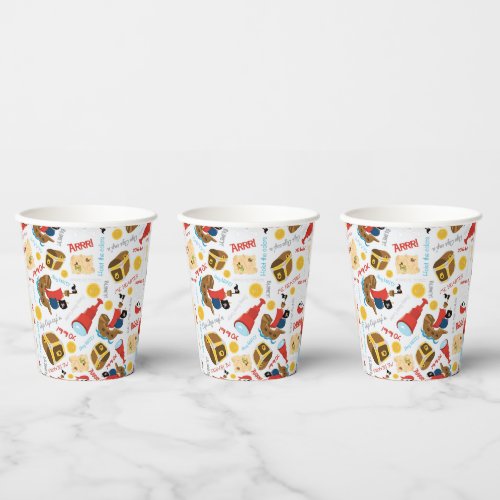 White Party Pirates  Paper Cups
