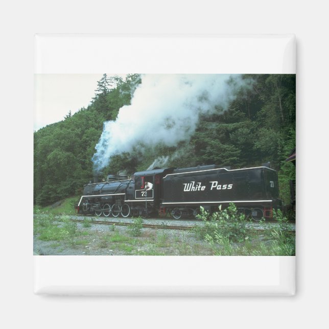 White Pass and Yukon in White Pass out of Skagway, Magnet (Front)