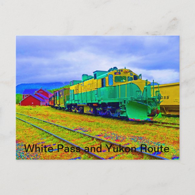 White Pass and Yukon Railway Postcard (Front)