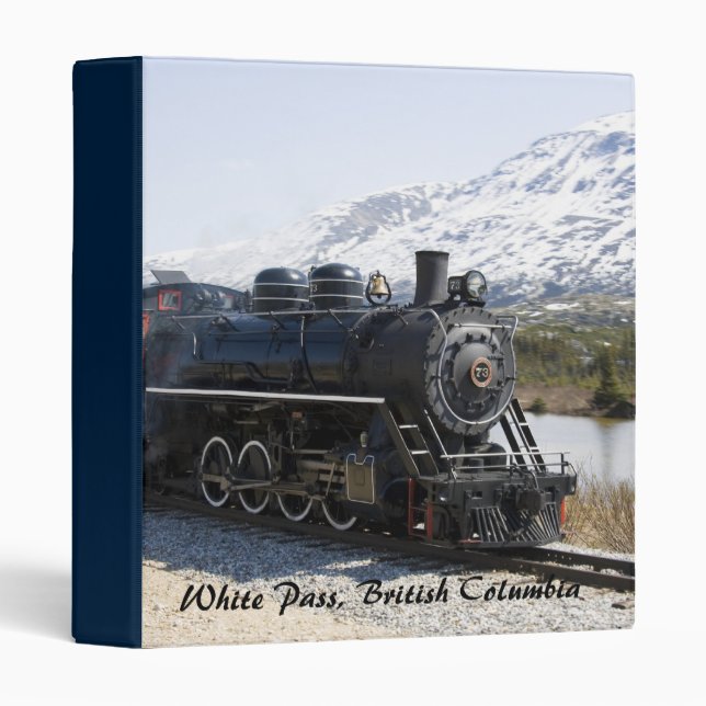 White Pass Train in Snow Binder (Front/Spine)