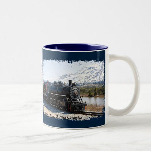 White Pass Train in Snow Coffee Mug