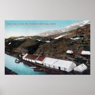 White Pass & Yukon Railroad Train Poster