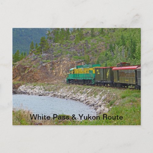 White Pass  Yukon Route Scenic Railroad Postcard