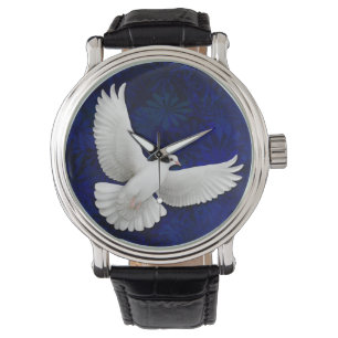 White Peace Dove Watch