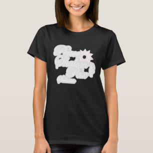 White Peace Shalom Typography Art T-Shirt