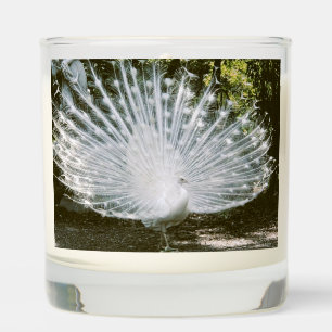 White Peacock Scented Candle
