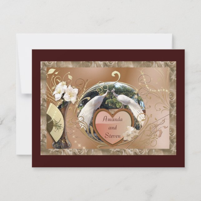 White Peacock Wedding (Front)