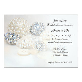 Diamonds And Pearls Wedding Invitations 6