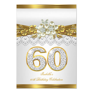 60th birthday invites