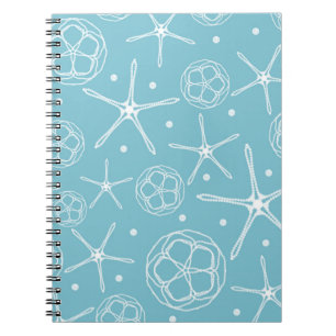 White Pearl Starfish Wedding Planner Journal