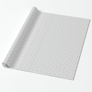 White Pearl Stud Quilted Wrapping Paper