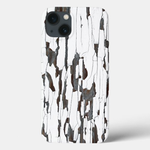 White Peeling Paint  iPhone 13 Case