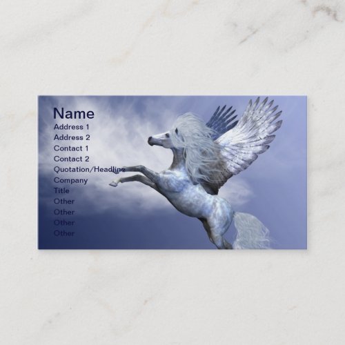 White Pegasus Business Card