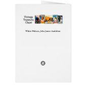 White Pelican, John James Audubon Cards (Back)