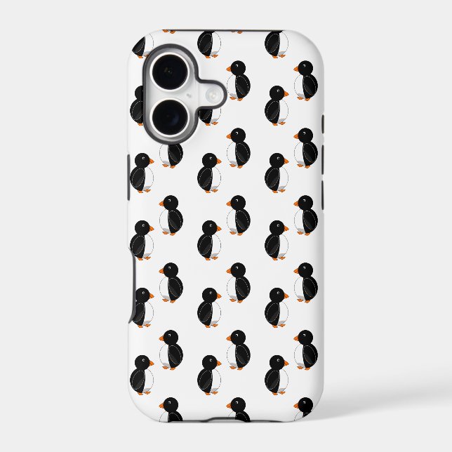 White penguins iphone case (Back)