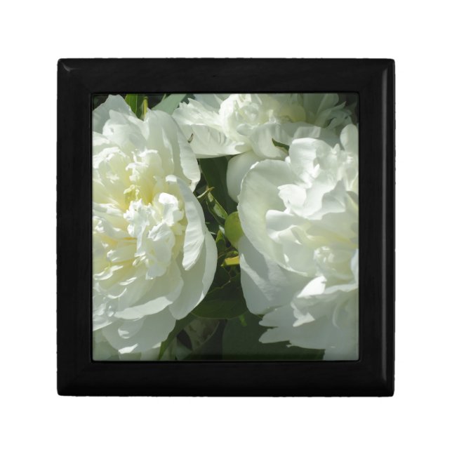 White Peonies Keepsake Box (Front)
