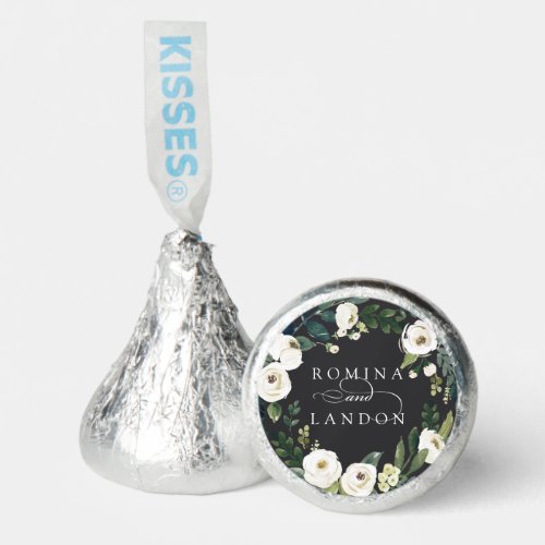 White Peony  Floral Love is Sweet Wedding Hersheys Kisses