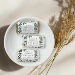 White Peony Floral "Love is Sweet" Wedding Hershey's Miniatures<br><div class="desc">Our White Peony watercolor floral wedding collection features delicately painted watercolor greenery,  green botanical foliage and white and ivory peony flowers. "Love is Sweet" appears in classic lettering with calligraphy script accents. Personalize these sweet favors with your initials and wedding date,  or your choice of custom text.</div>