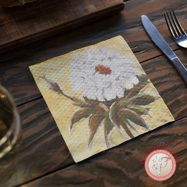 White Peony Napkins (Creator Uploaded)