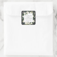 White Peony and Gypsophila Wedding Stickers - Created by Magic