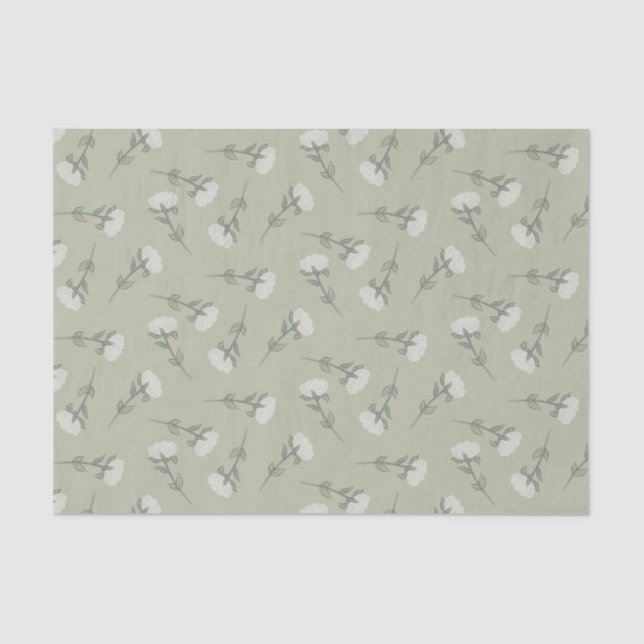 White peony  tissue paper (Front)