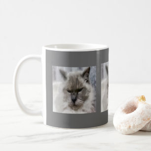 White Persian Cat In Watercolor Coffee Mug