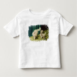 White Persian Cat with Two Kittens Toddler T-shirt