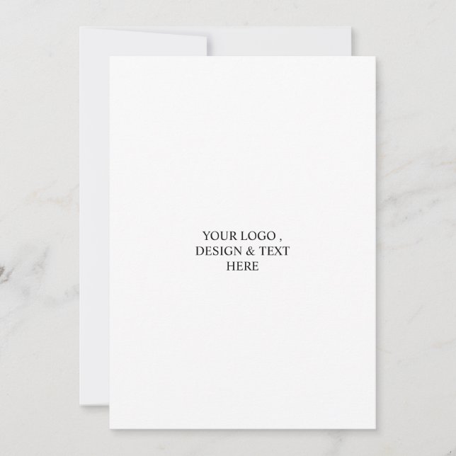 White Personalized – Your Logo & Text Here  (Front)