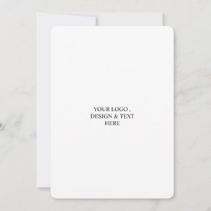 White Personalized – Your Logo & Text Here
