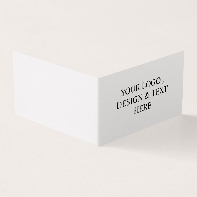 White Personalized Your Logo & Text Here  (Outside)