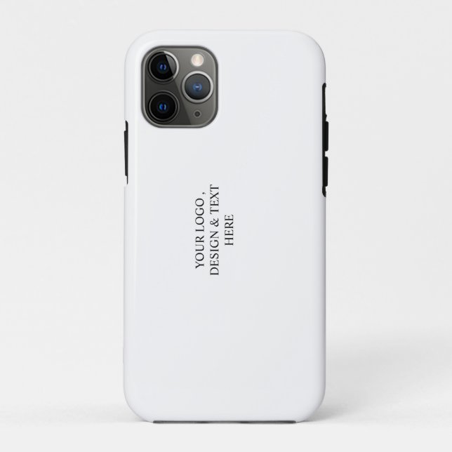 White Personalized – Your Logo & Text Here Case-Mate iPhone Case (Back)