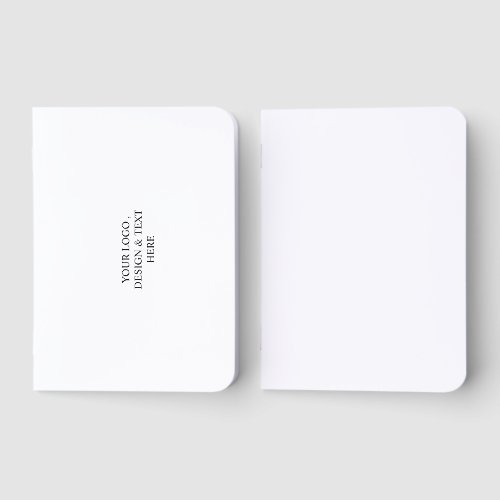 White Personalized – Your Logo & Text Here  Foil Vow Books