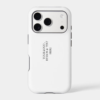 White Personalized – Your Logo & Text Here iPhone 17 Pro Case