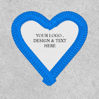 White Personalized – Your Logo & Text Here Patch