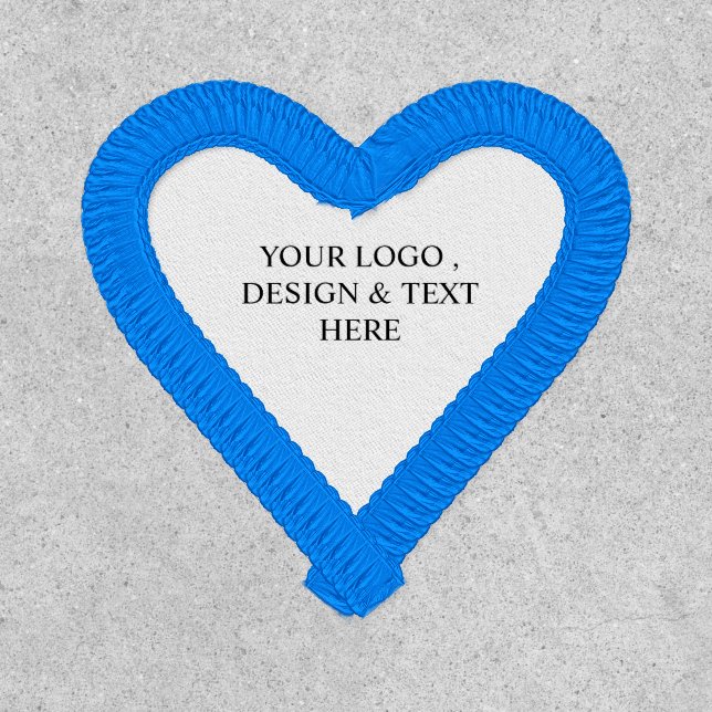 White Personalized – Your Logo & Text Here Patch (Front)