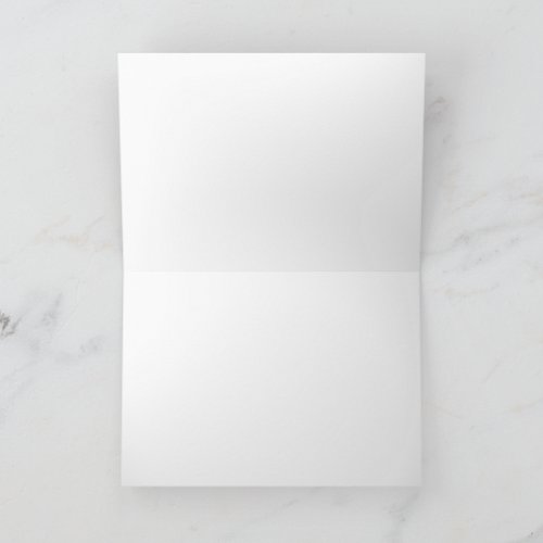 White Personalized – Your Logo & Text Here  Thank You Card