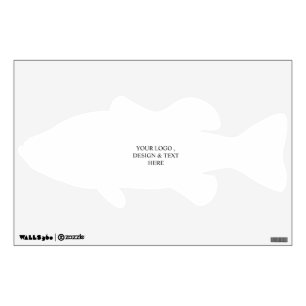 White Personalized – Your Logo & Text Here Wall Decal