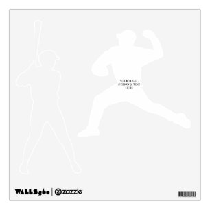 White Personalized – Your Logo & Text Here Wall Decal